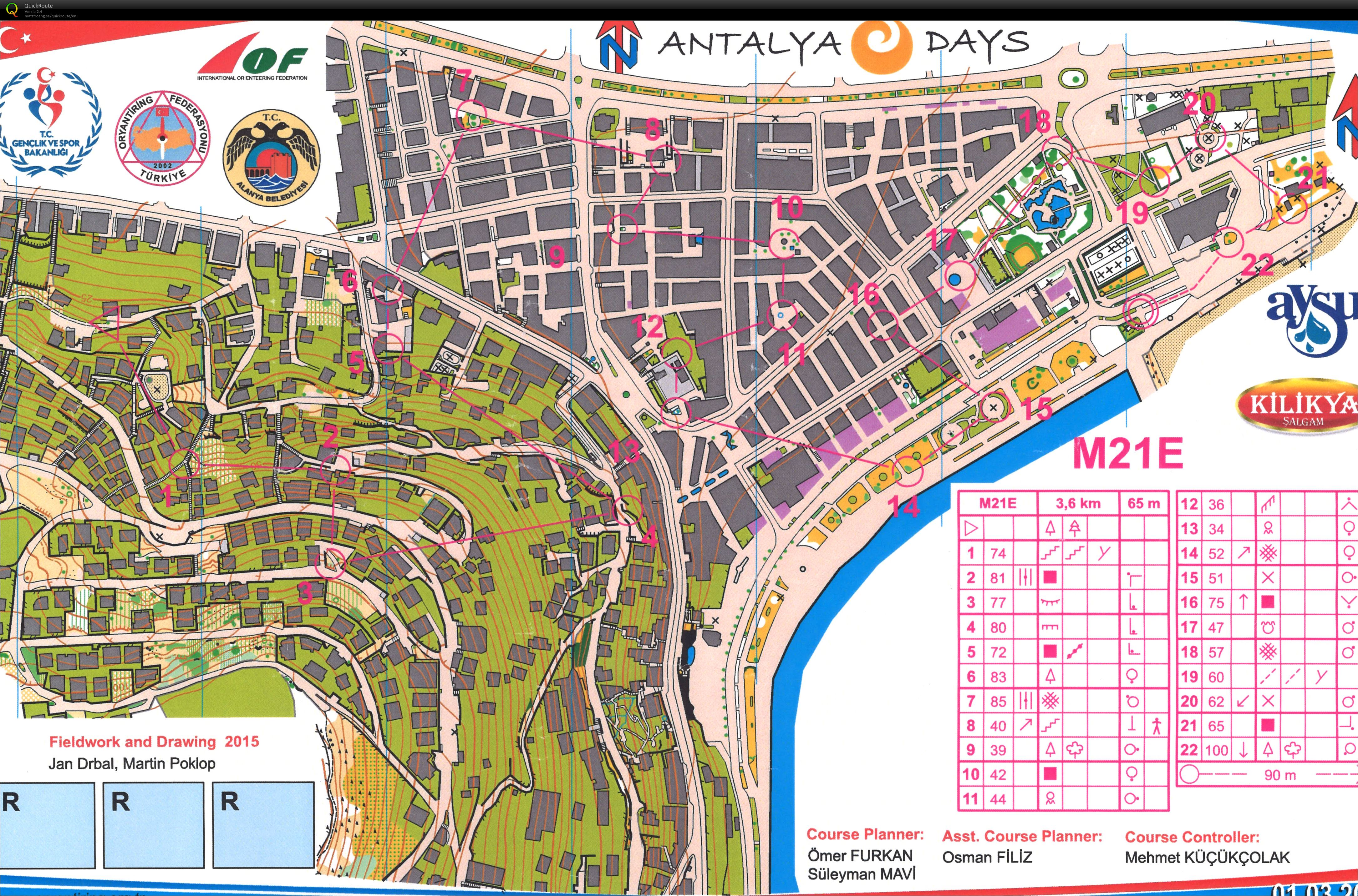 Antalya O-days 4/4, sprintti WRE (2015-03-01)